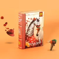 پازل کودک KID FANS مدل گورخر Wonder Land ZEBRA کد KS2428