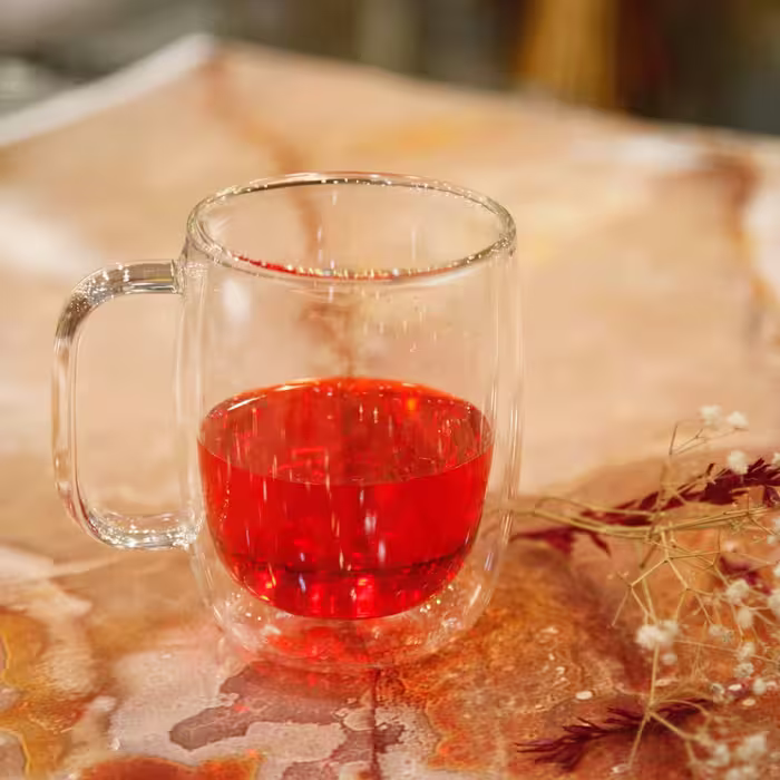 لیوان دوجداره دسته دار آسا