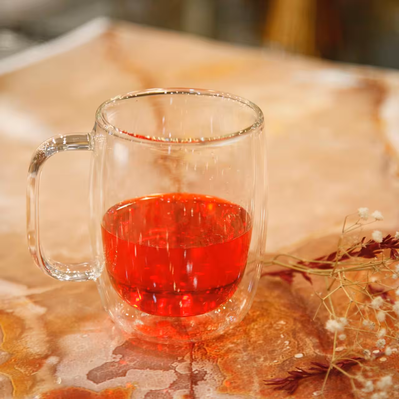 لیوان دوجداره دسته دار آسا