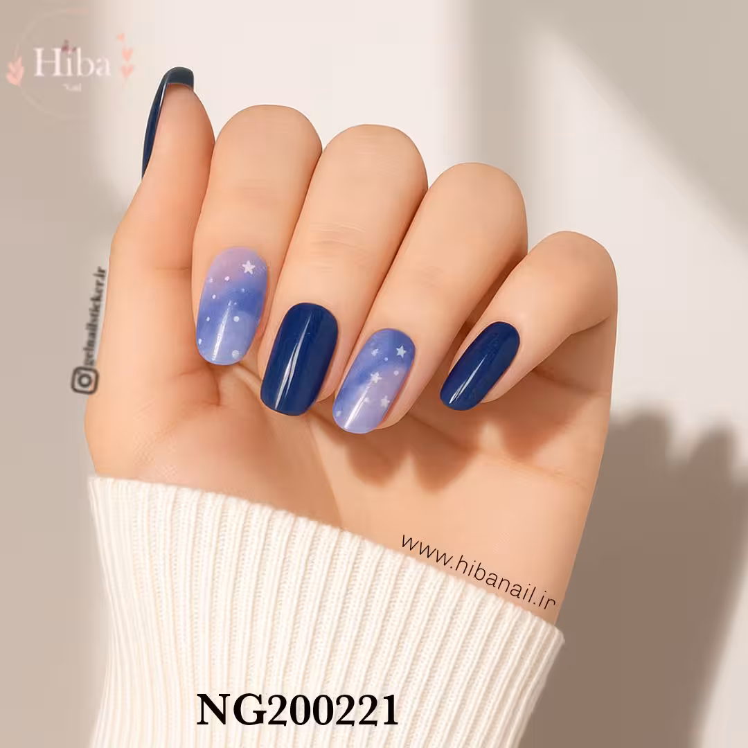 استیکر ژله ای کاشت ناخن (نیل رپ)_کد NG200221