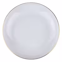 بشقاب خورش خوری 21 چینی لورین مدل خط طلا کد 3613 (پس کرایه)
