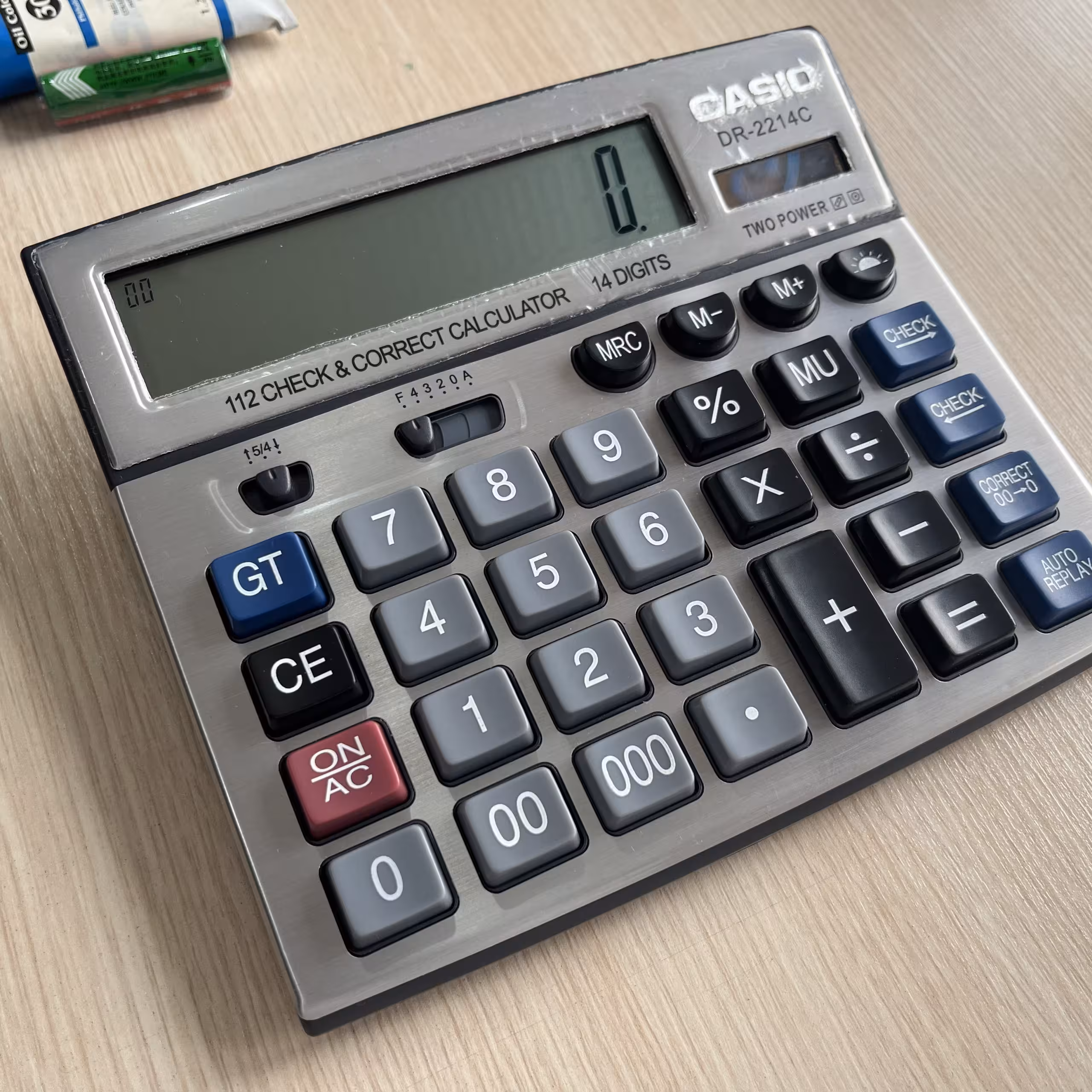 ماشین حساب کاسیو مدل DR-2214C