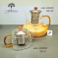 قوری پیرکس 900 میل کد GH0081 فلورا