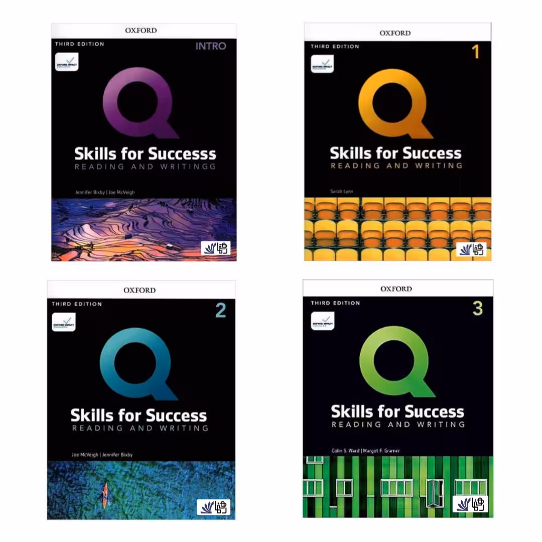 کتاب Q skills for success 3rd Reading and writing اثر Kevin McClure and Mari Vargo انتشارات رهنما 4 جلدی