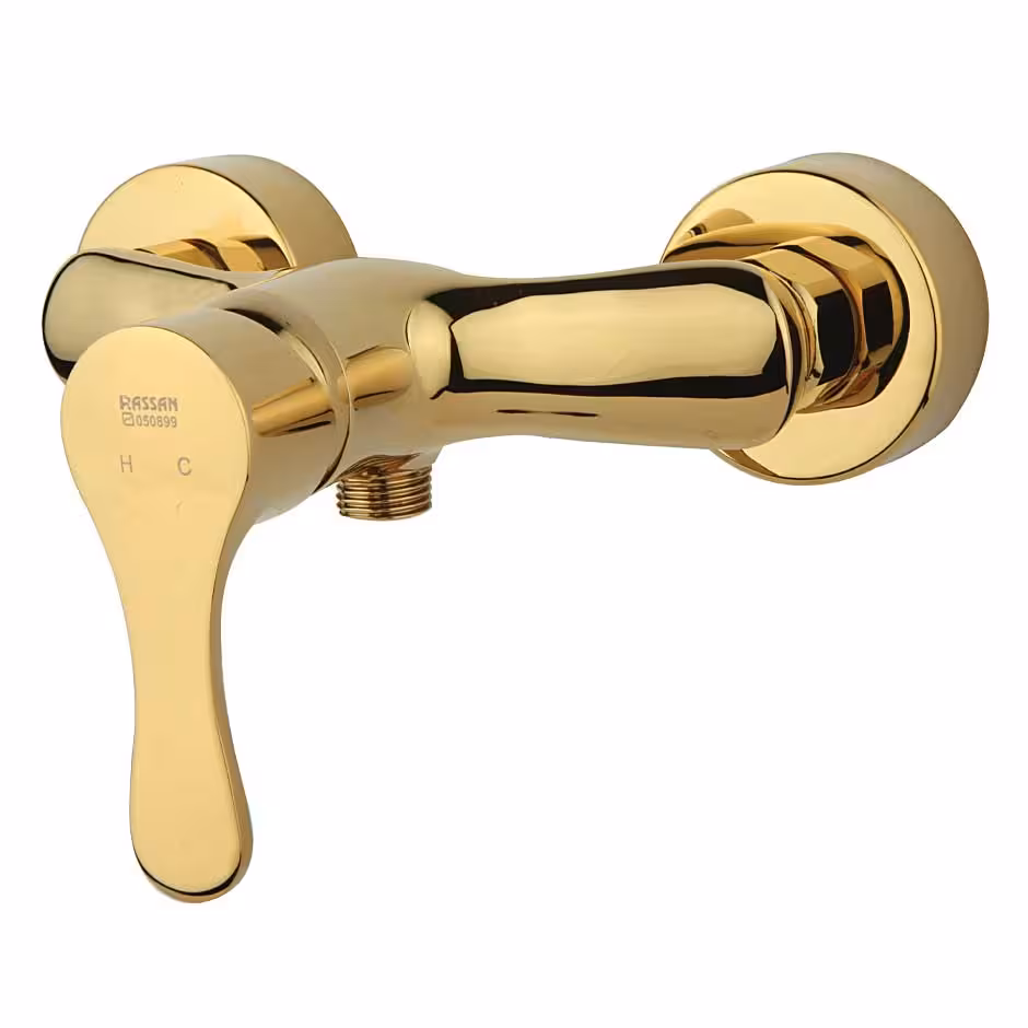 شیر توالت صدف راسان (طلایی)