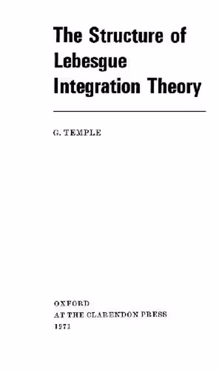 خرید و دانلود نسخه کامل کتاب The structure of the Lebesgue integration theory