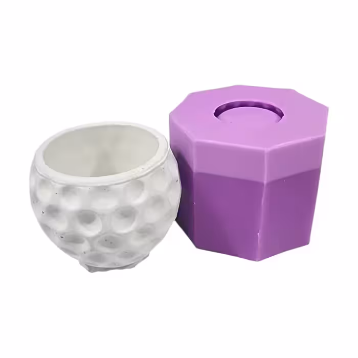 قالب سیلیکونی گلدان انگشتی ارتفاع 6.5 قطر دهانه 7 سانت