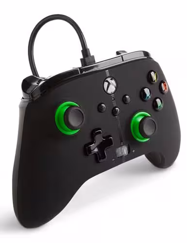 دسته بازی ایکس باکس PowerA Enhanced Green Hint
