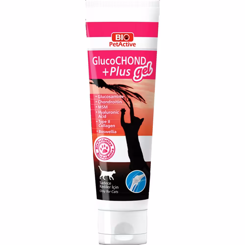 خمیر تقویت غضروف گربه بایوپت اکتیو مدل GlucoChond Plus حجم 100 میلی لیتر