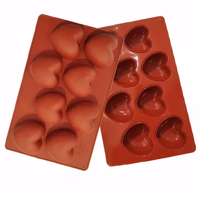 قالب سیلیکون قلب سه بعدی