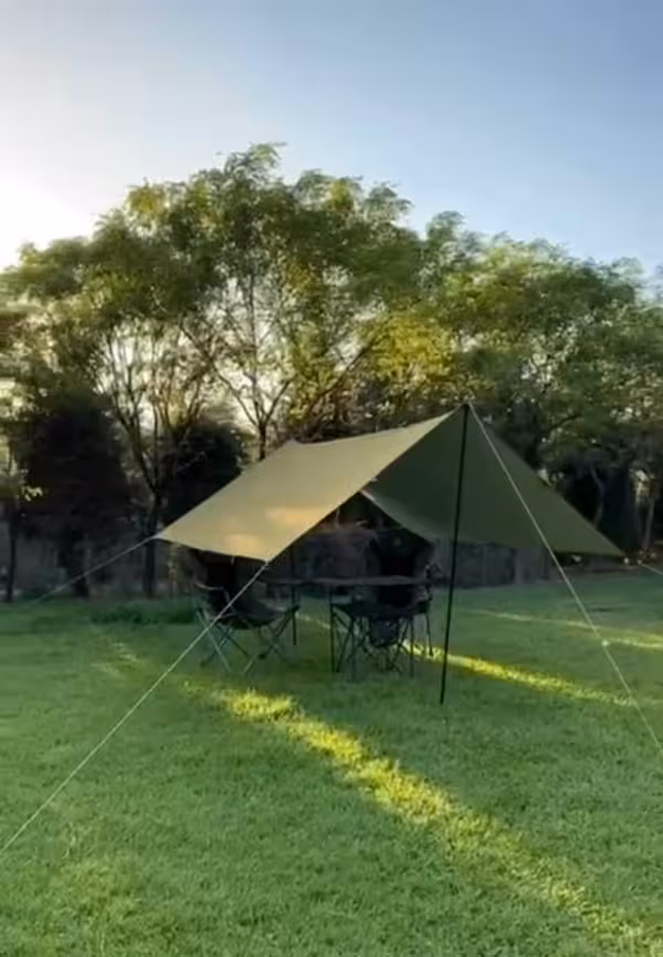 سایبان کمپینگ کرمان کمپ بدون تیرک