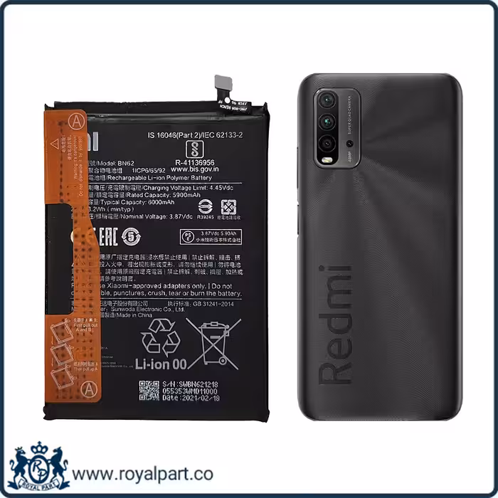 باتری شیائومی ردمی 9 تی | Battery Xiaomi Redmi 9T BN62