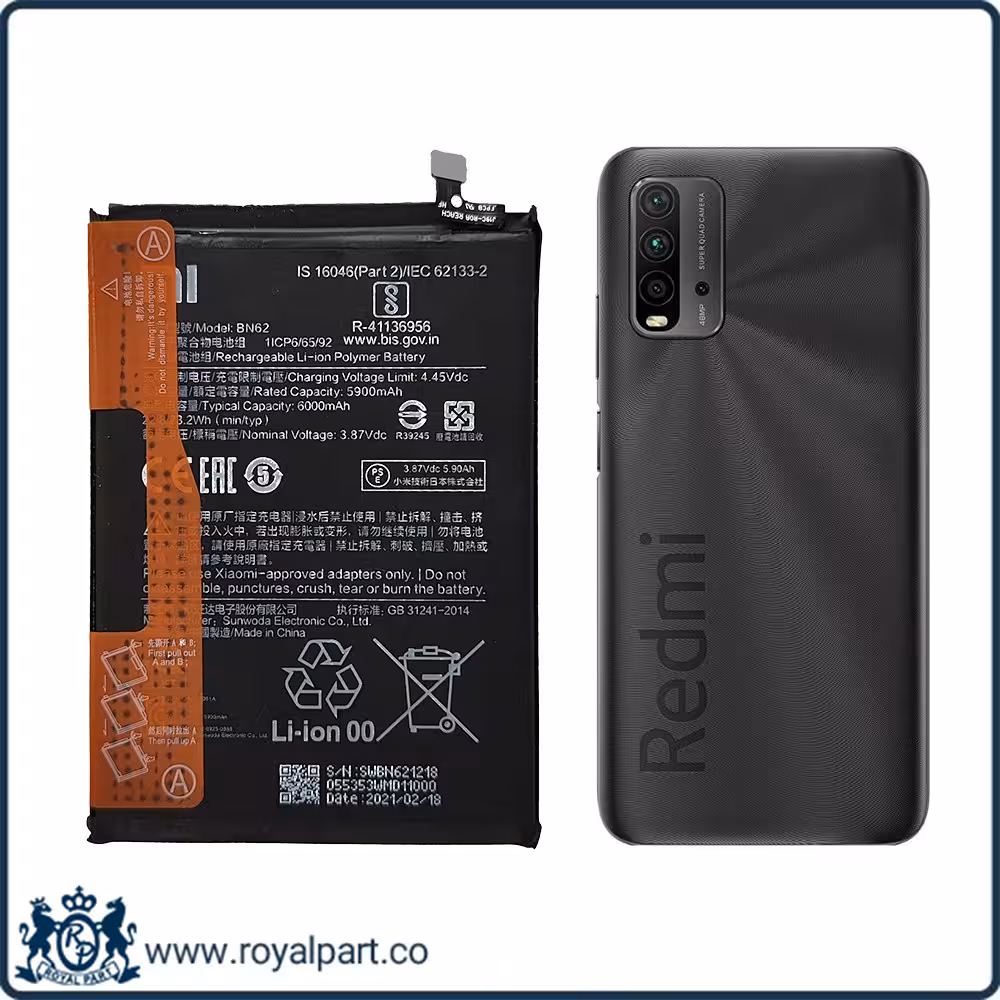 باتری شیائومی ردمی 9 تی | Battery Xiaomi Redmi 9T BN62