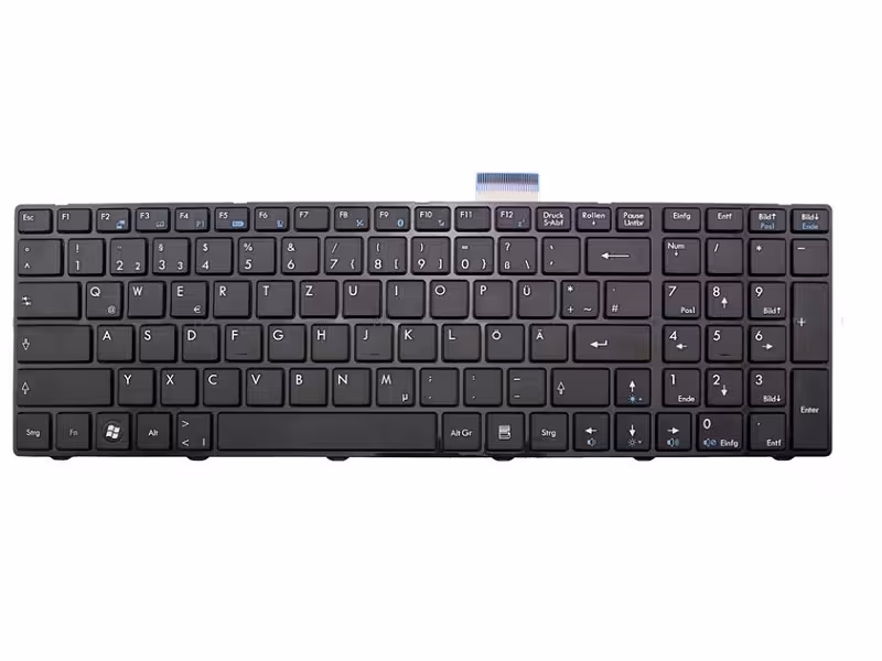 کیبورد لپ تاپ ام اس آی CX620 مشکی-با فریم