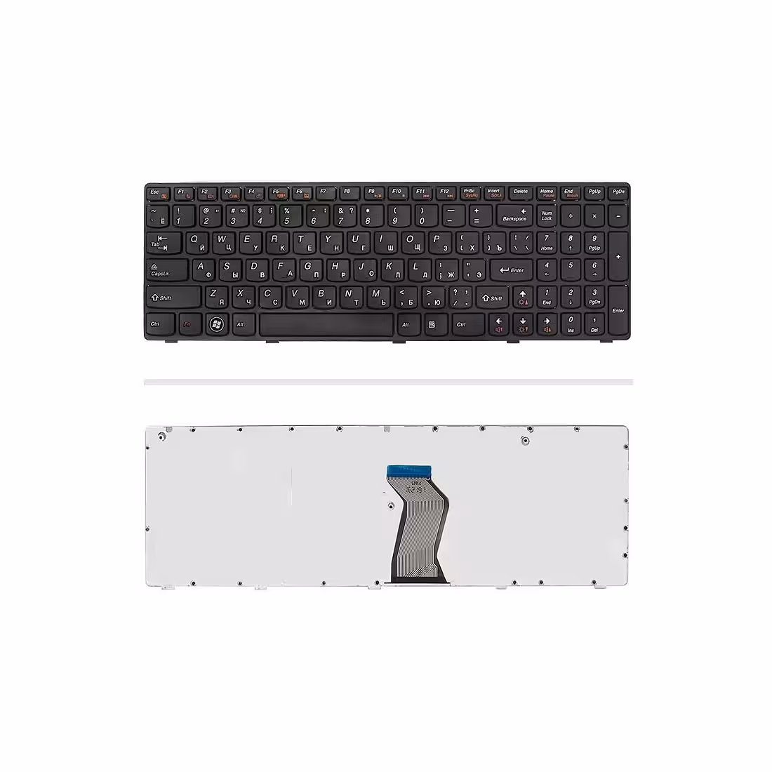 کیبورد لپتاپ لنوو Z565 (IdeaPad | با فریم)