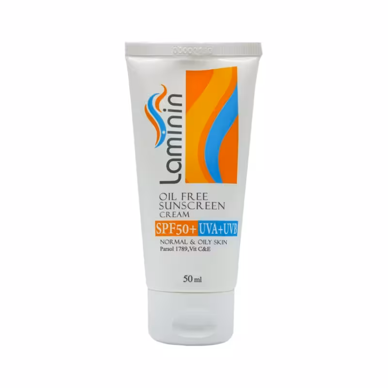 کرم ضد آفتاب کرم SPF50 فاقد چربی لامینین