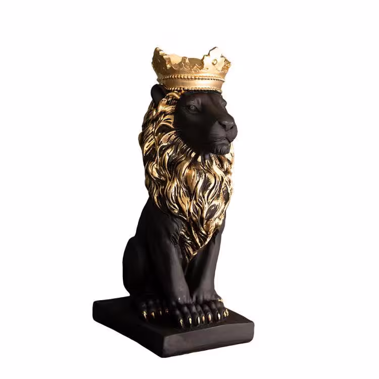 مجسمه مدل شیر تاج دار