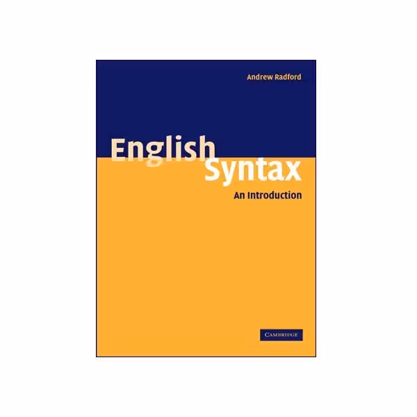 کتاب English Syntax an inroduction