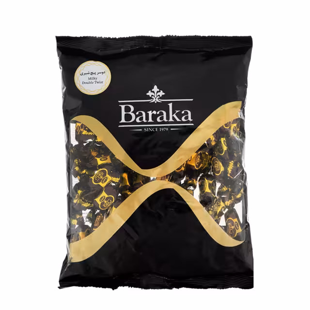 شکلات دوسرپیچ شیری باراکا 450 گرمی