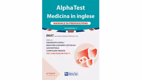 کتاب Alpha Test Medicina in inglese Manuale di preparazione