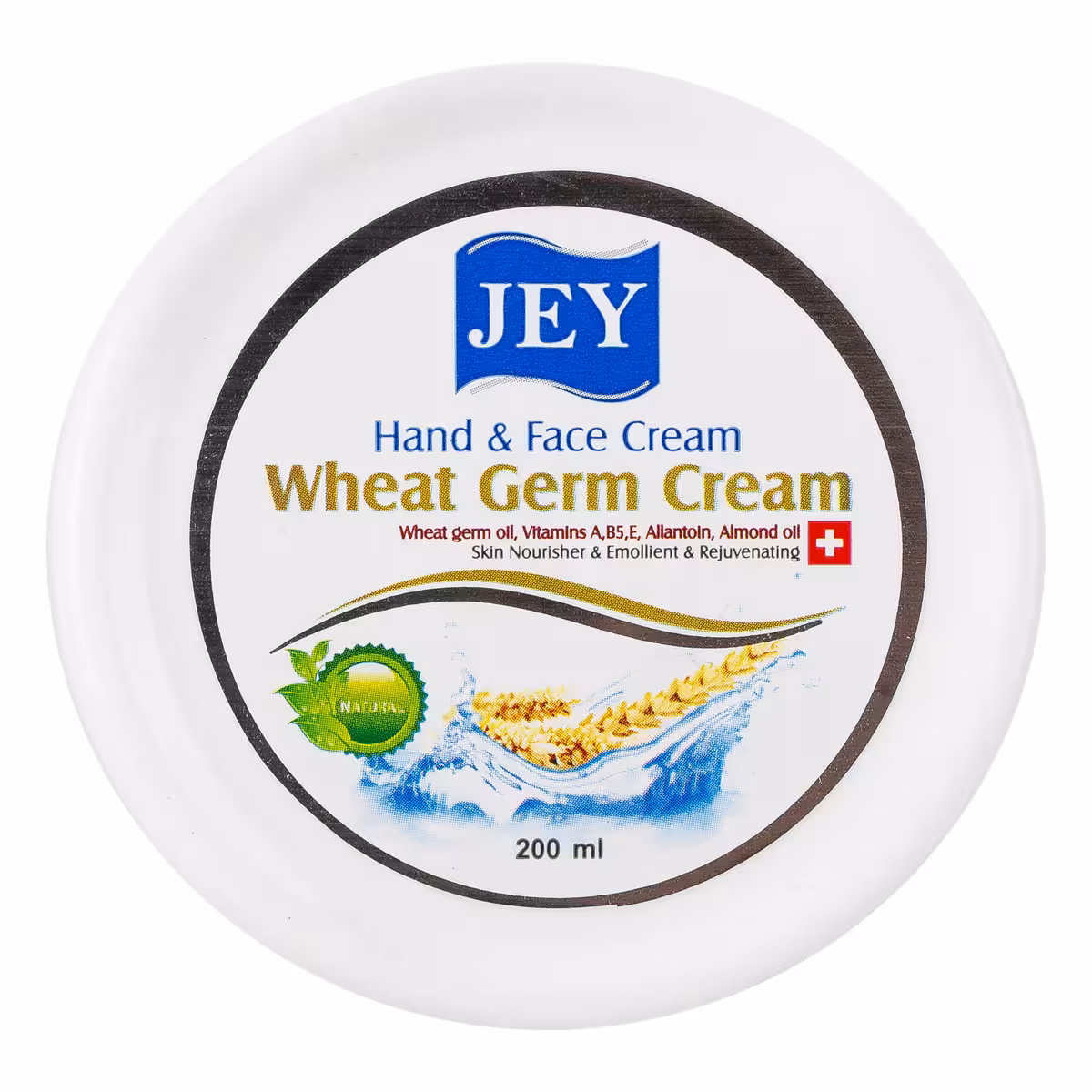 کرم مرطوب کننده کاسه دست و صورت جی مدل روغن جوانه گندم بسته 6 عددی