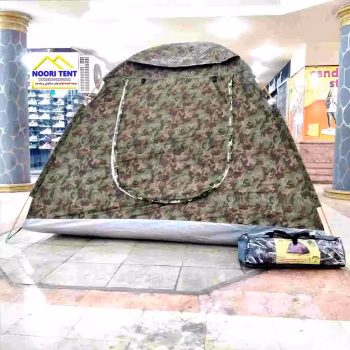 چادرعصایی و پشه بند 12نفره 2پوش کمپ وکوهنوردی چادرنوری