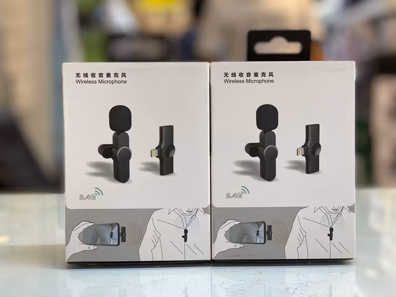 میکروفون یقه ای بلوتوثی HF30 لایتنینگ