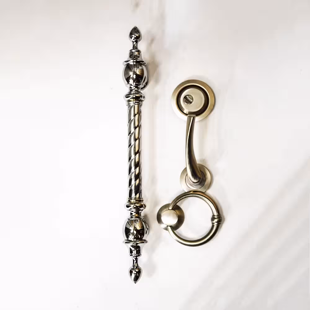 ست یراق آنتیک درب ضد سرقت رنگ کروم