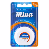 نخ دندان فوق نازک با طعم دارچین 50 متری مینا