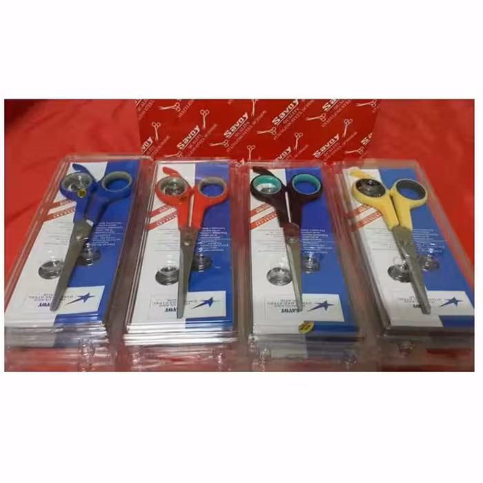 قیچی آرایشی یا آرایشگری دم دار Savoy ساووی 12 عددی OHGC-002