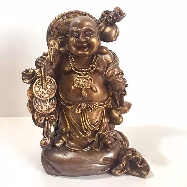 مجسمه پلی استر بودا ثروت Buddha Wealth Statue