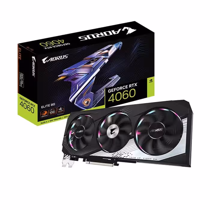 کارت گرافیک گیگابایت مدل Gigabyte RTX 4060 Aorus Elite 8GD - کامپیوترچی