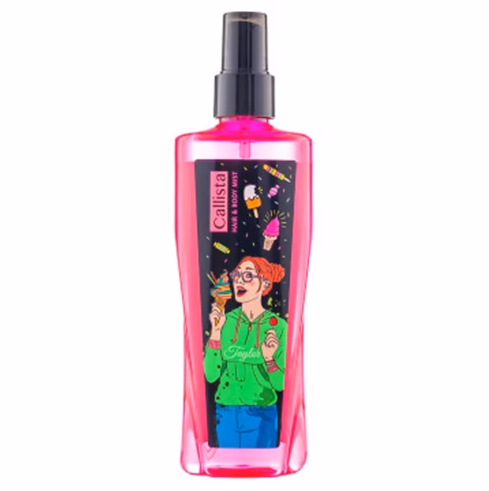 کالیستا بادی اسپلش و عطر مو زنانه 200 میل مدل تیلور taylor