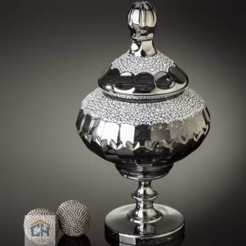 شکلات خوری کریستال نگین کاری شده مدل 8387