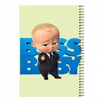 دفتر مشق 80 برگ اس جی مدل بچه رئیس کد 1