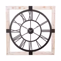 ساعت دیواری چوبی