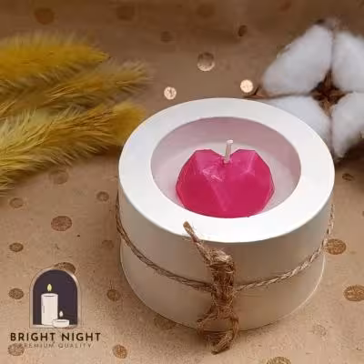 شمع فانوسی مدل قلب