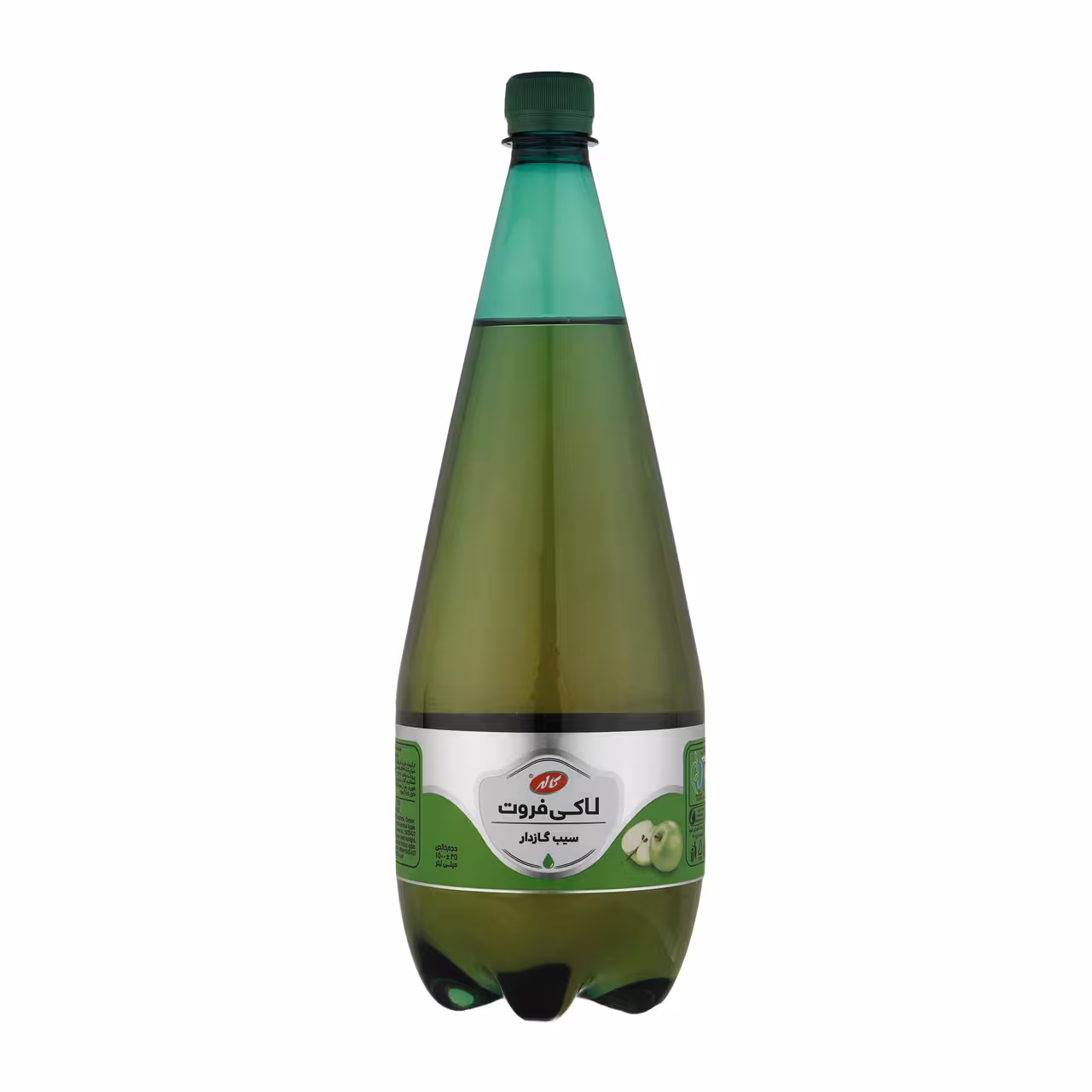 نوشیدنی سیب گازدار کاله لاکی فروت 1500 میلی لیتری