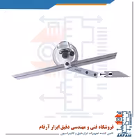 زاویه سنج یونیورسال آسیمتو ذره بین دار مدل 5-06-490