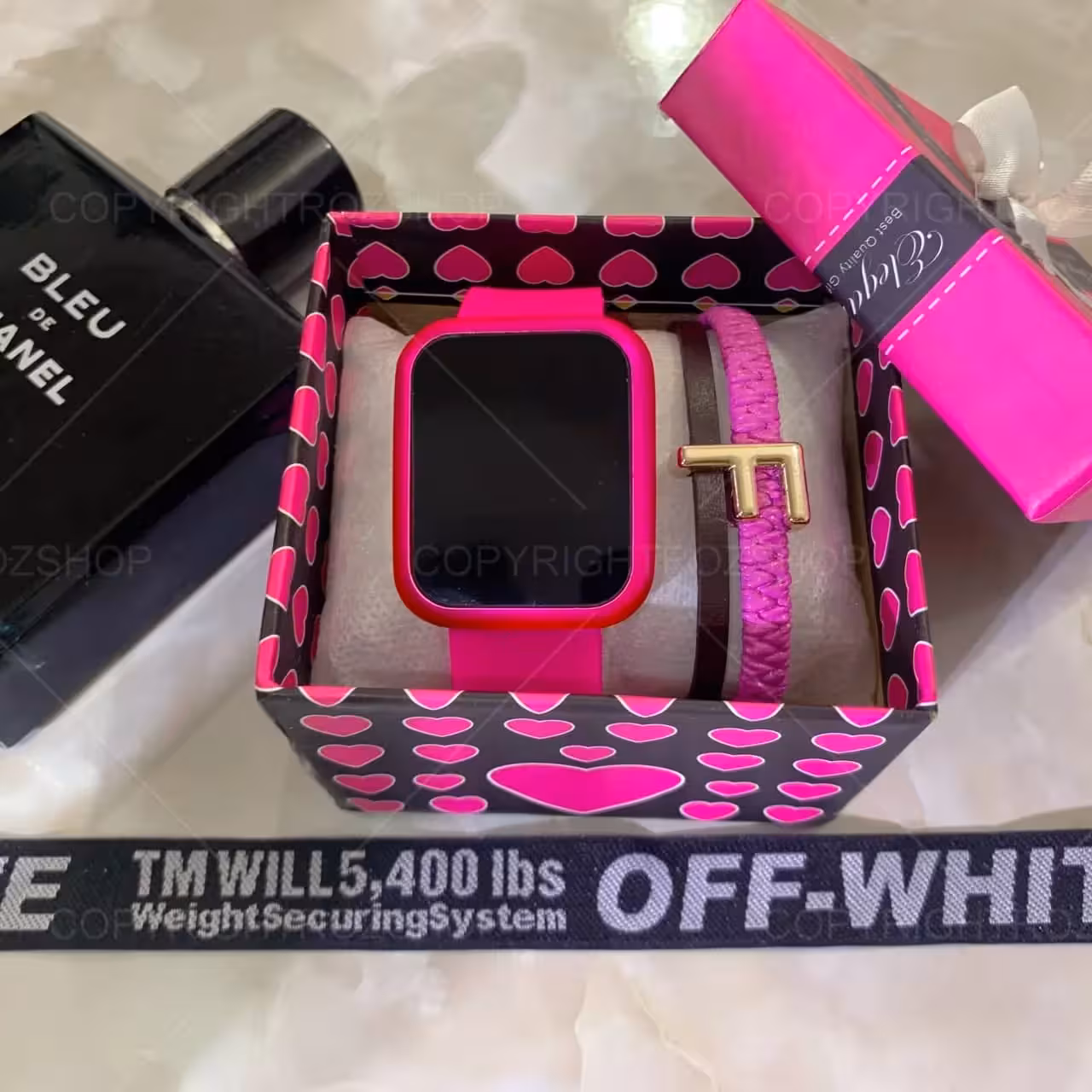 پکیج هدیه ساعت مچی و دستبند مدل211