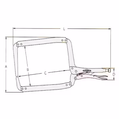 انبر قفلی وایس-گریپ مدل 18DR سایز 18 اینچ