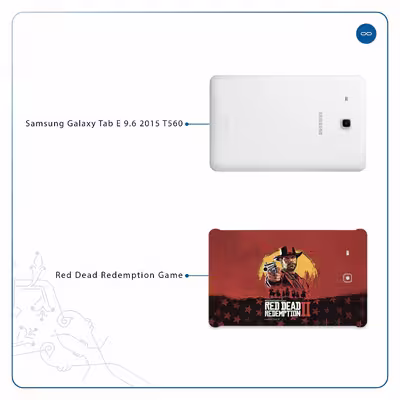 برچسب پوششی ماهوت مدل Red-Dead-Redemption-Game مناسب برای تبلت سامسونگ Galaxy Tab E 9.6 2015 T560