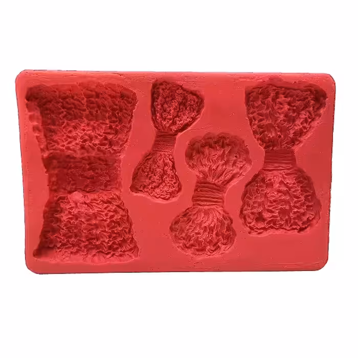 سیلیکون قالب گیری به گز مدل پاپیون طرح بافت