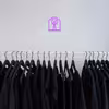 چراغ دیواری نئون دیزاین طرح Men-Clothes_PR
