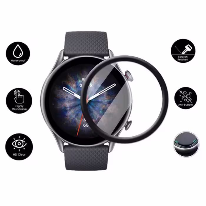 محافظ صفحه نمایش لاین مدل RT007 مناسب برای ساعت هوشمند شیائومی Amazfit GTR 3 Pro