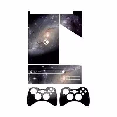 برچسب ایکس باکس 360سوپراسلیم طرح SPACE کد 19 مجموعه 4 عددی