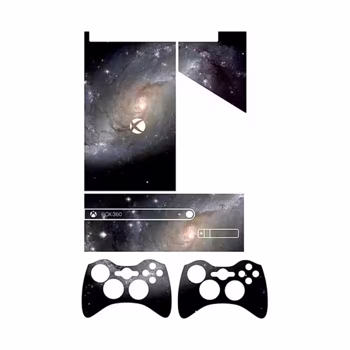 برچسب ایکس باکس 360سوپراسلیم طرح SPACE کد 19 مجموعه 4 عددی