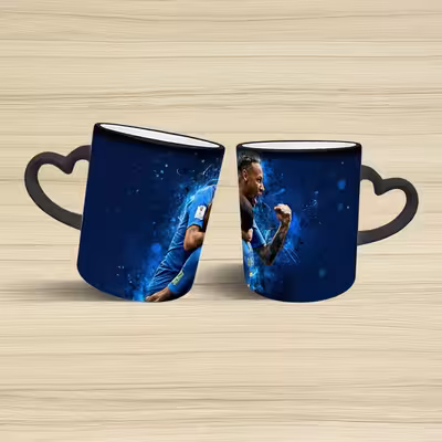 ماگ حرارتی مدل دسته قلبی طرح نیمار کد 57