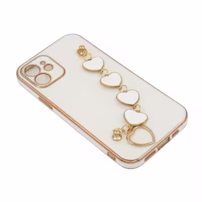 کاور مدل زنجیری طرح قلب مناسب برای گوشی موبایل اپل IPHONE11