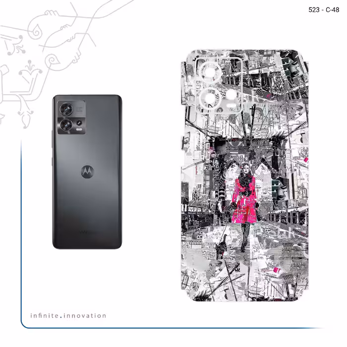 برچسب پوششی ماهوت مدل Collage of Catwalk Bridge مناسب برای گوشی موبایل موتورولا Edge 30 Fusion